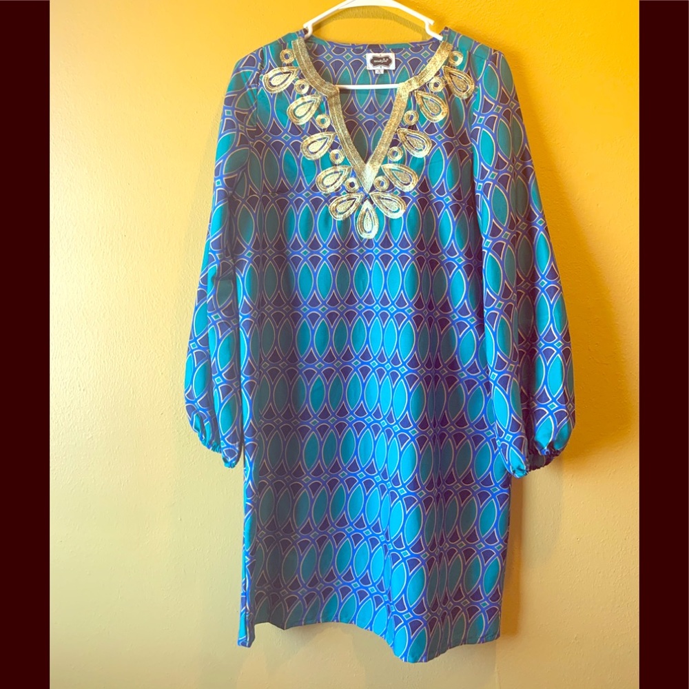 Mudpie Brand Geometric Patterned Midi